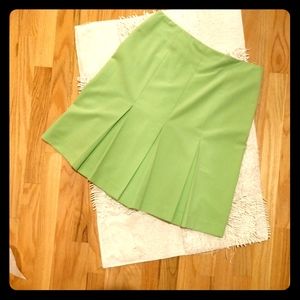 Vintage Mint Green Pleated Skirt Size 8